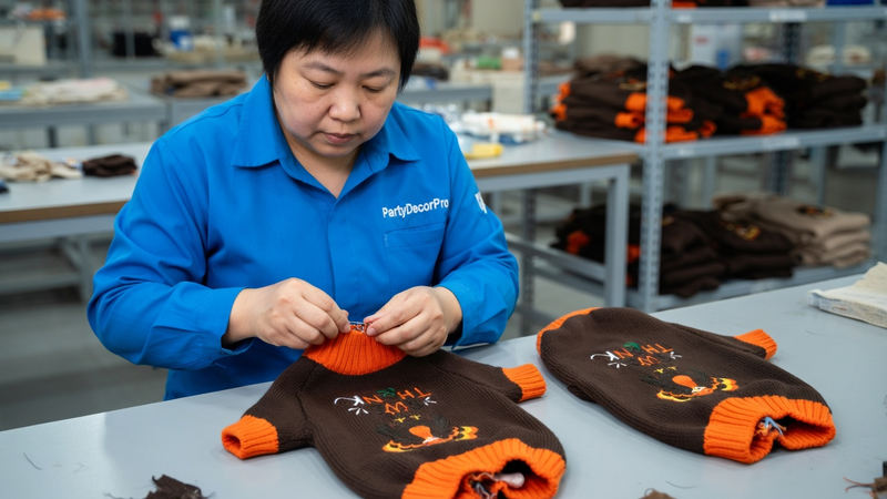 pet clothes Manufacturing Process 
