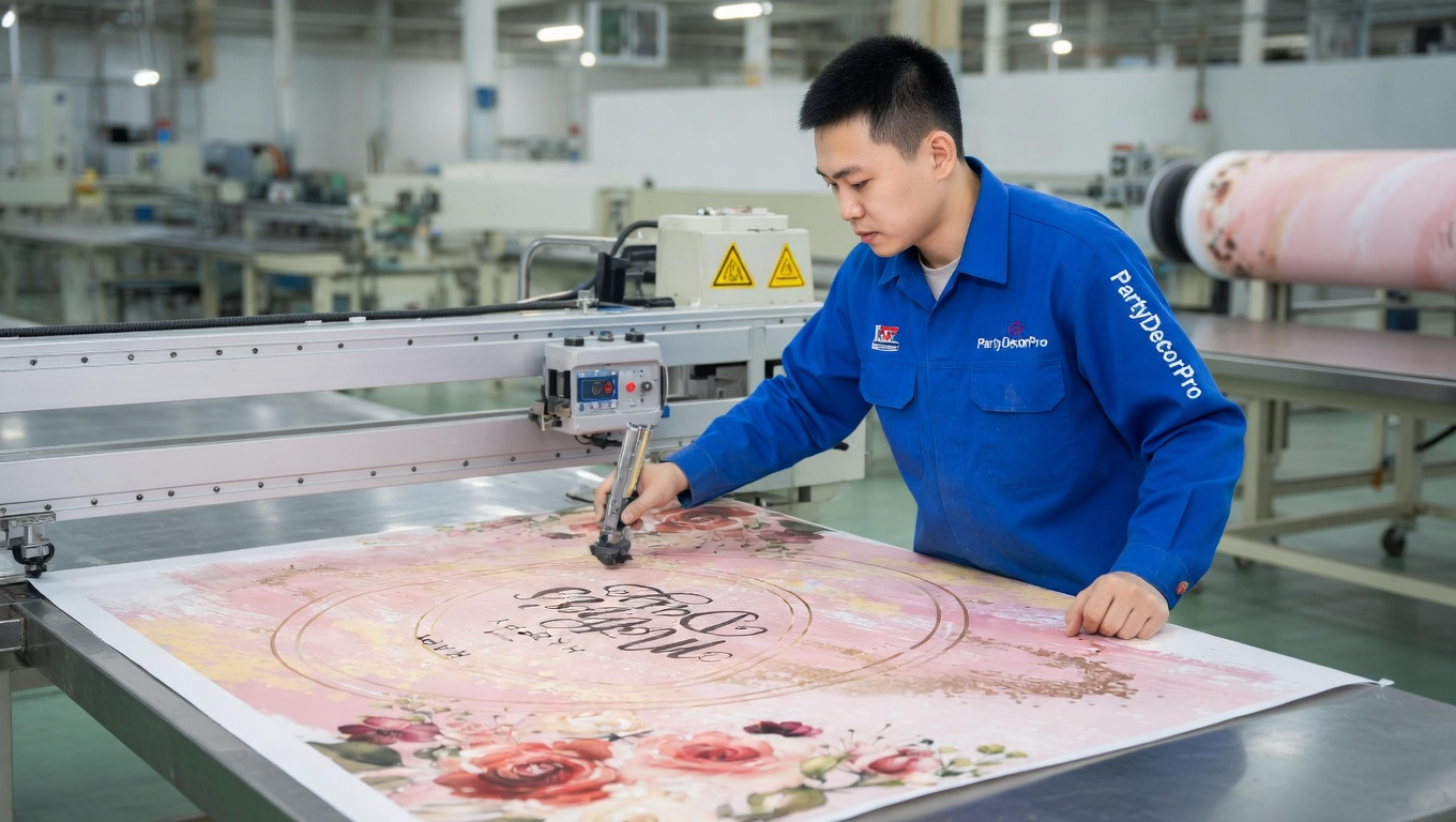 photo backdrop Manufacturing Process 