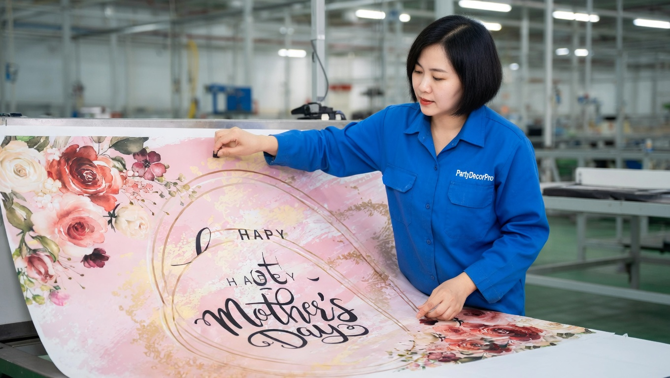 photo backdrop Manufacturing Process 