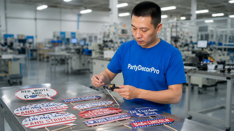 photo props for photo booth Manufacturing Process 