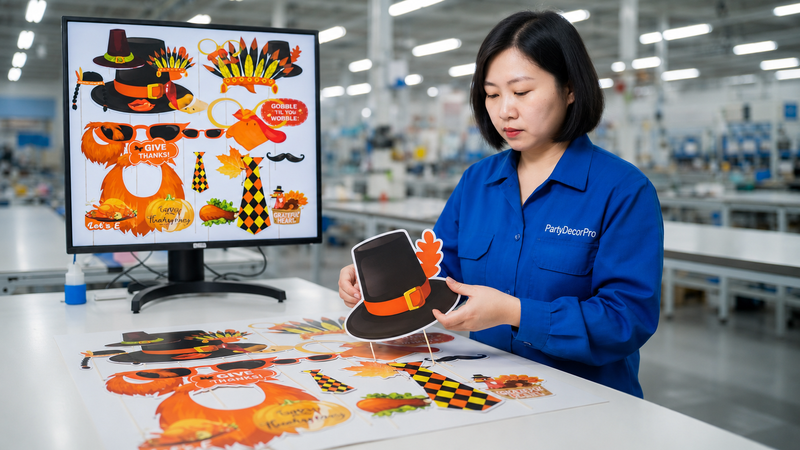 photo props for thanksgiving Manufacturing Process 