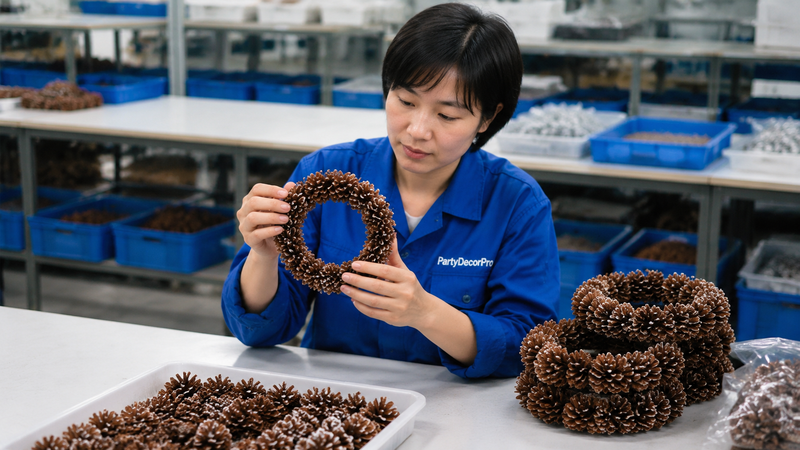 pine cone wreath