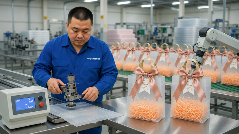 plastic wrapping for gifts Manufacturing Process
