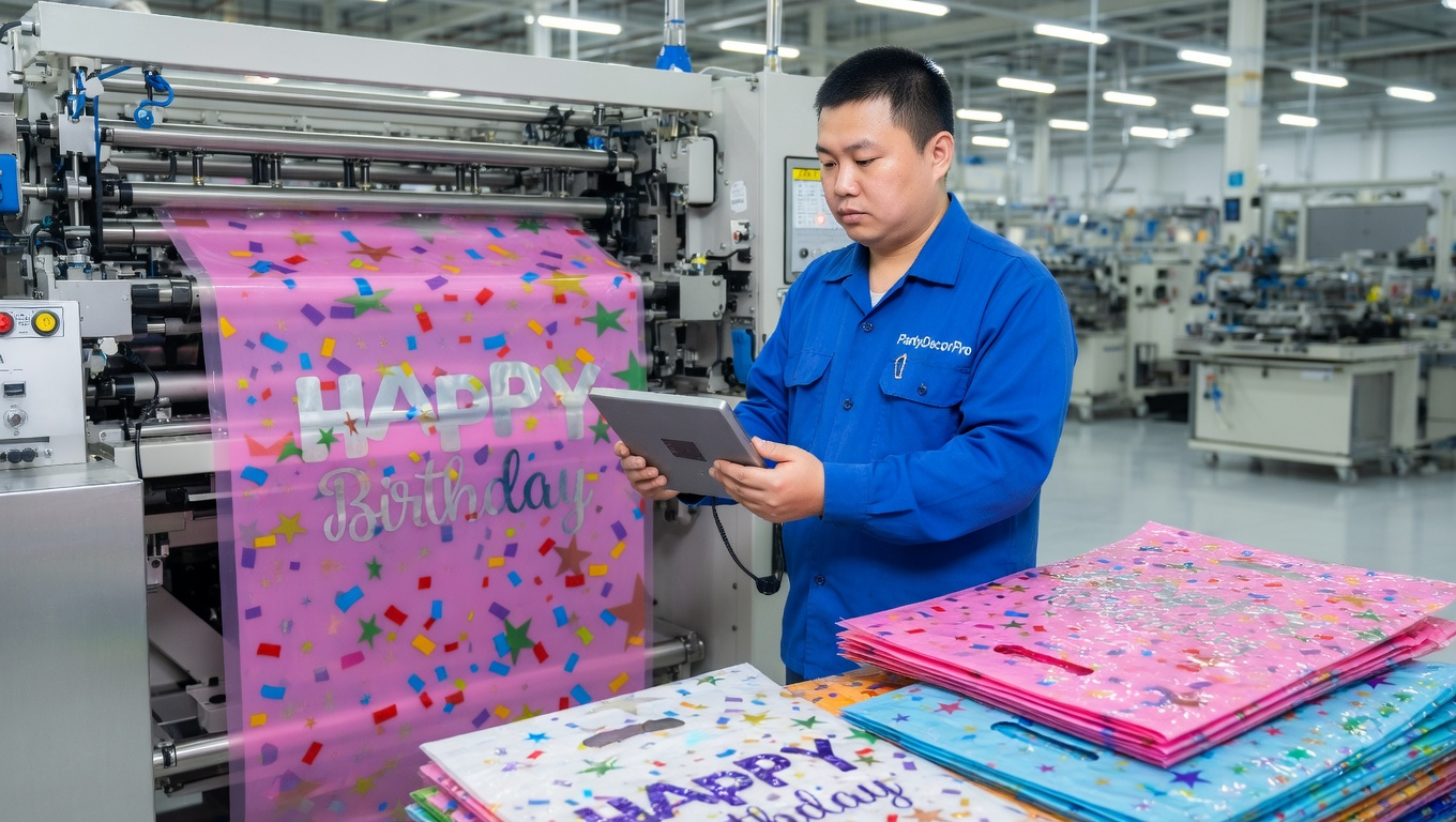 plastic bags for presents Manufacturing Process