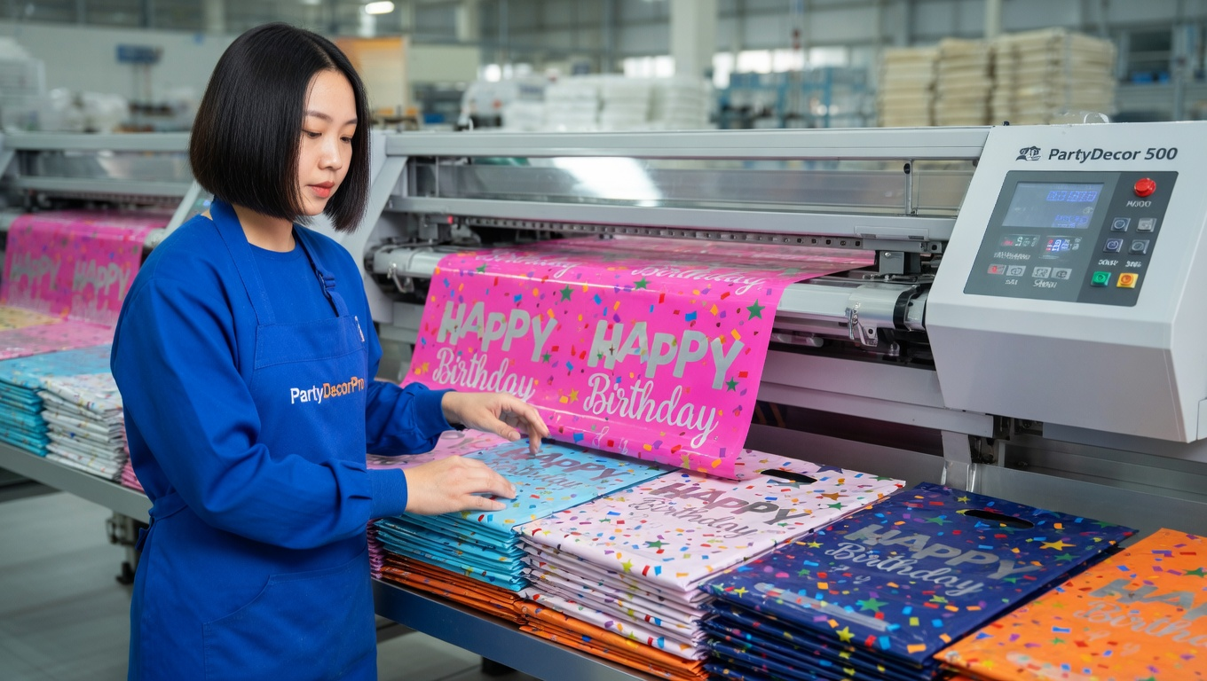 plastic bags for presents Manufacturing Process