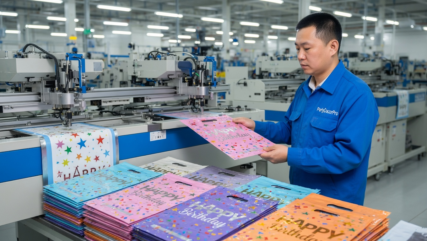 plastic bags for presents Manufacturing Process