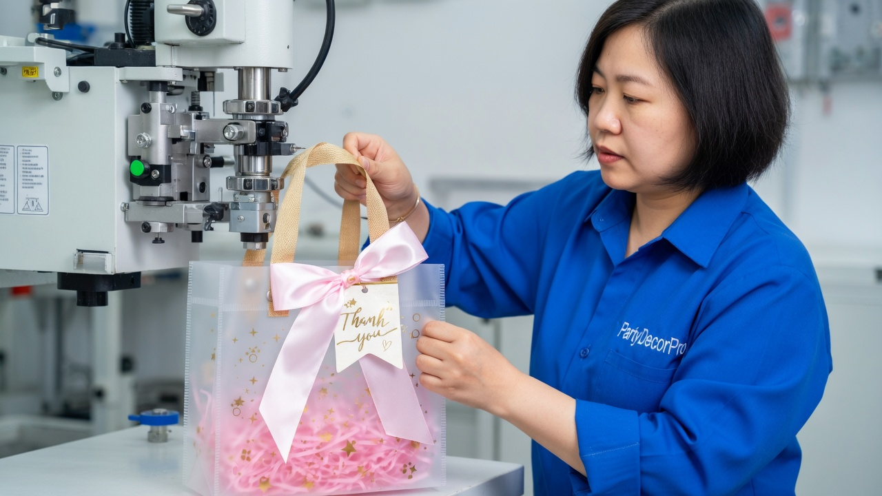 plastic wrapping for gifts Manufacturing Process