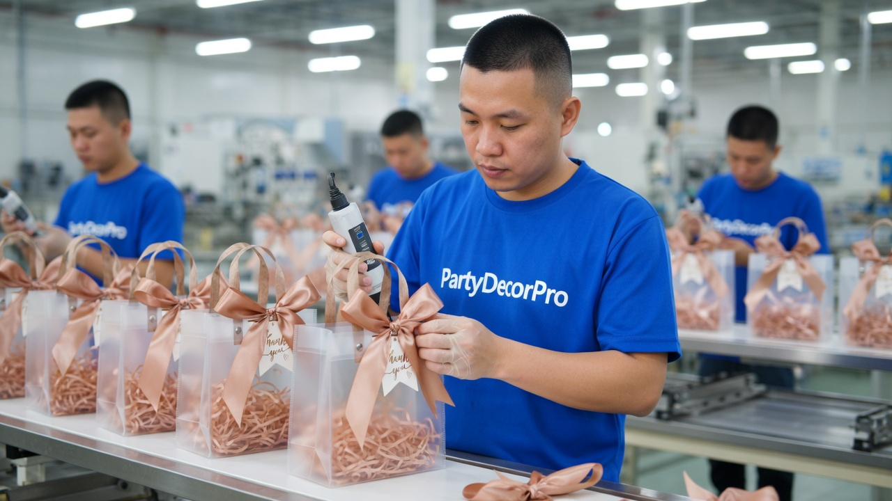 plastic wrapping for gifts Manufacturing Process