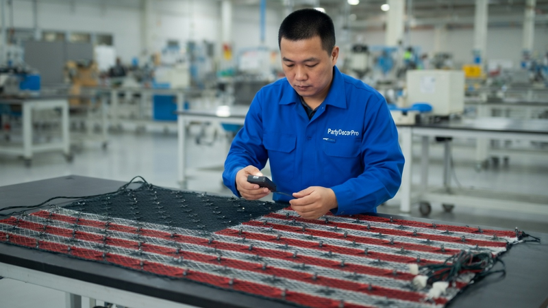 plug in string lights Manufacturing Process 