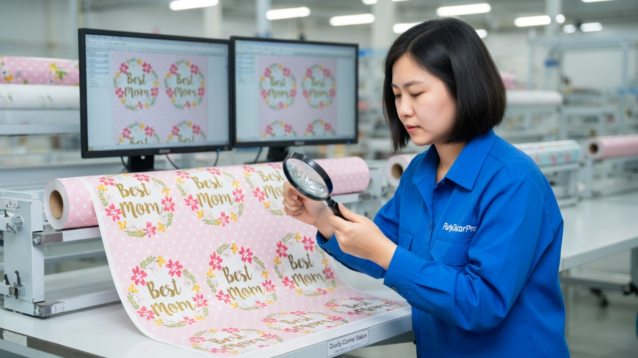 present wrapping paper Manufacturing Process