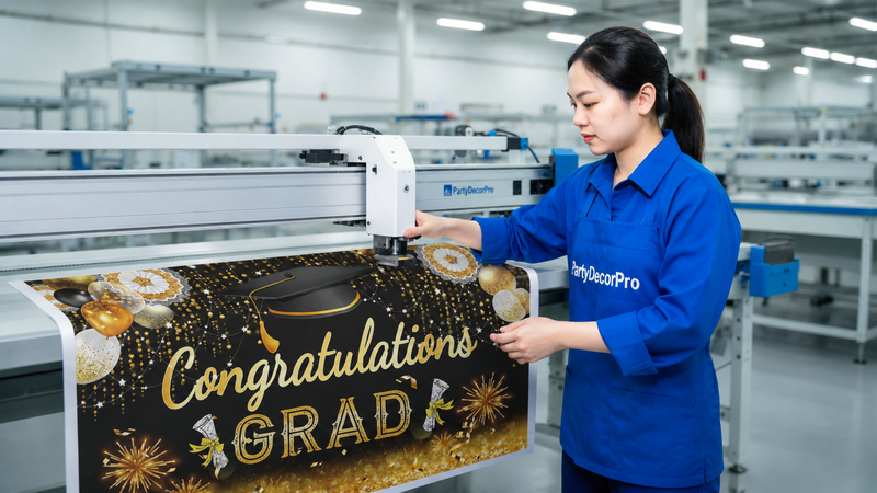 print vinyl banner Manufacturing Process 