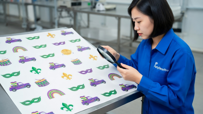 rave stickers Manufacturing Process 