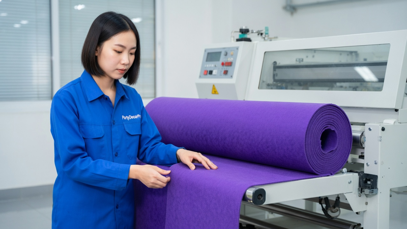 red carpet Manufacturing Process 