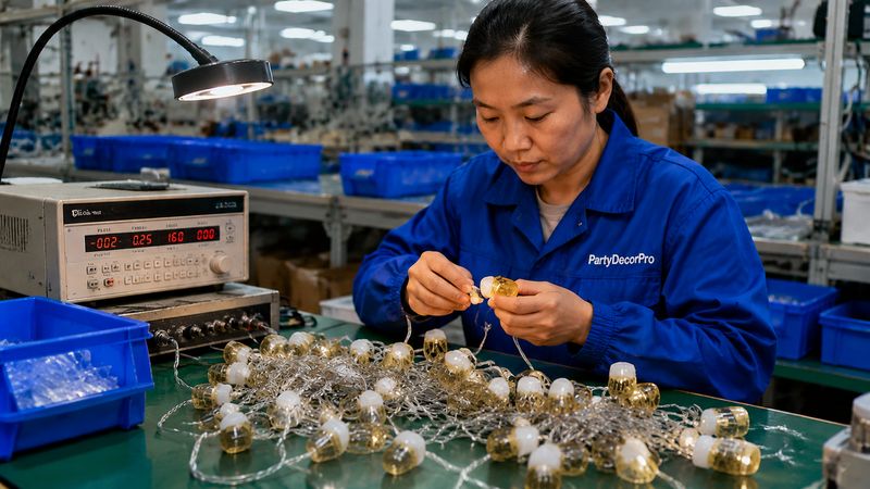 remote control holiday lights Manufacturing Process 