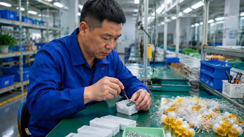 remote control holiday lights Manufacturing Process 