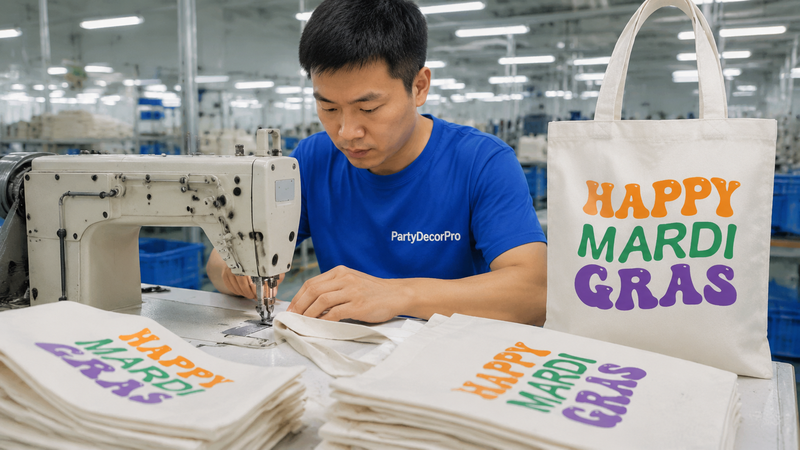 sack gift bags Manufacturing Process