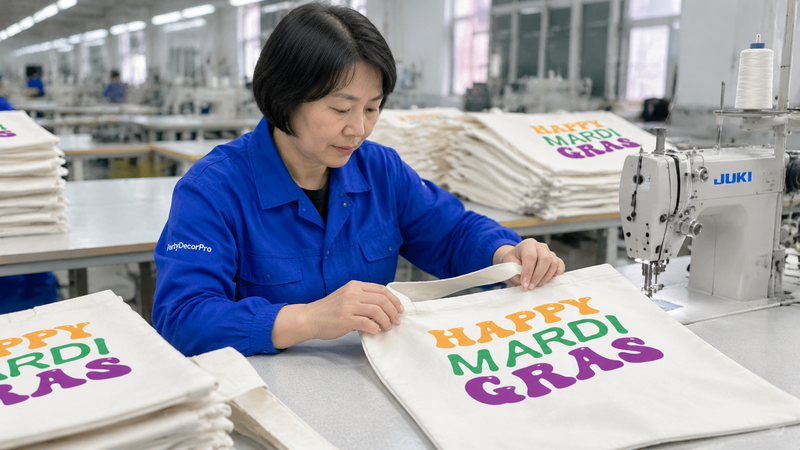 sack gift bags Manufacturing Process