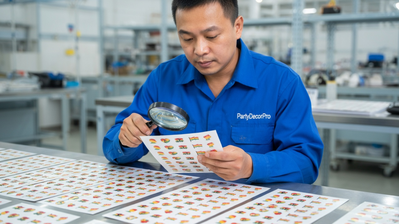 small custom stickers Manufacturing Process 