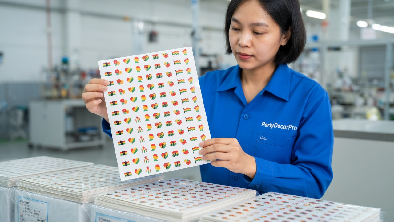 small custom stickers Manufacturing Process 
