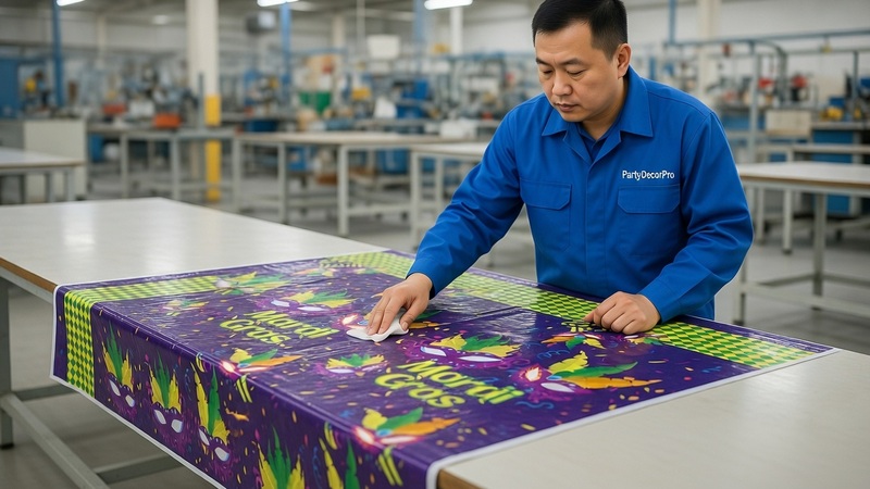 square tablecloths Manufacturing Process 