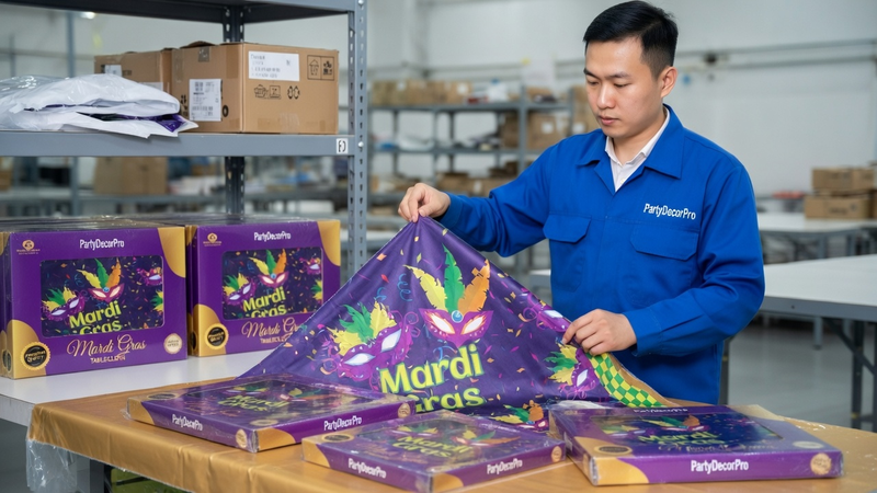 square tablecloths Manufacturing Process 