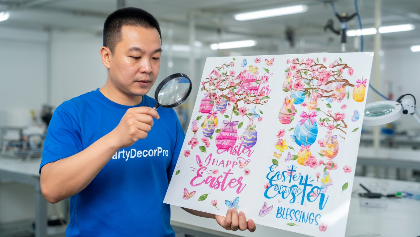 stain glass window cling Manufacturing Process 