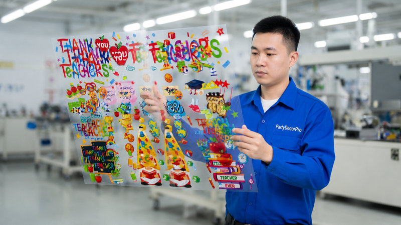 stained glass static cling window film Manufacturing Process