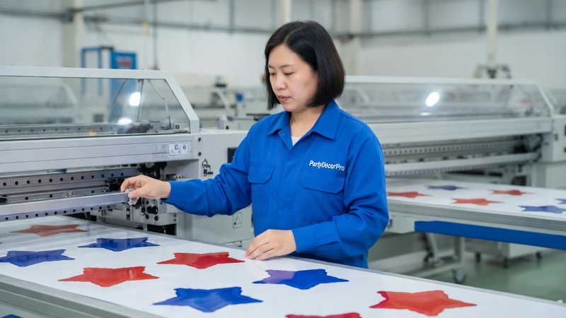 star foil balloons Manufacturing Process 