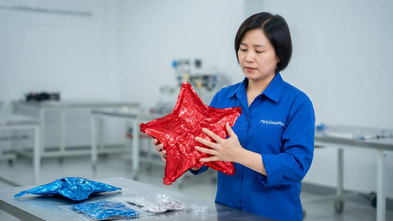 star foil balloons Manufacturing Process 