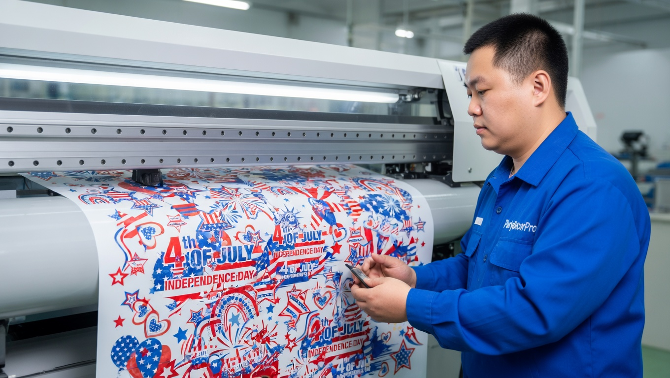 static window clings Manufacturing Process
