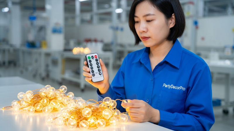 string lights Manufacturing Process 
