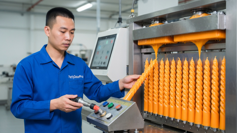 table candles Manufacturing Process 