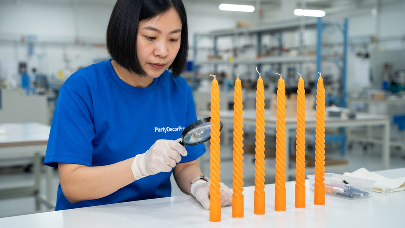 table candles Manufacturing Process 