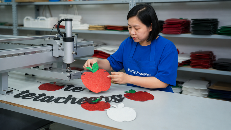 teacher banner Manufacturing Process 