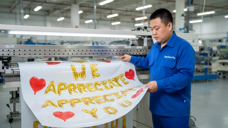 thank you balloons Manufacturing Process 
