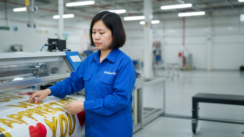 thank you balloons Manufacturing Process 