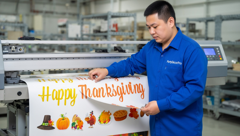 thanksgiving banner Manufacturing Process 