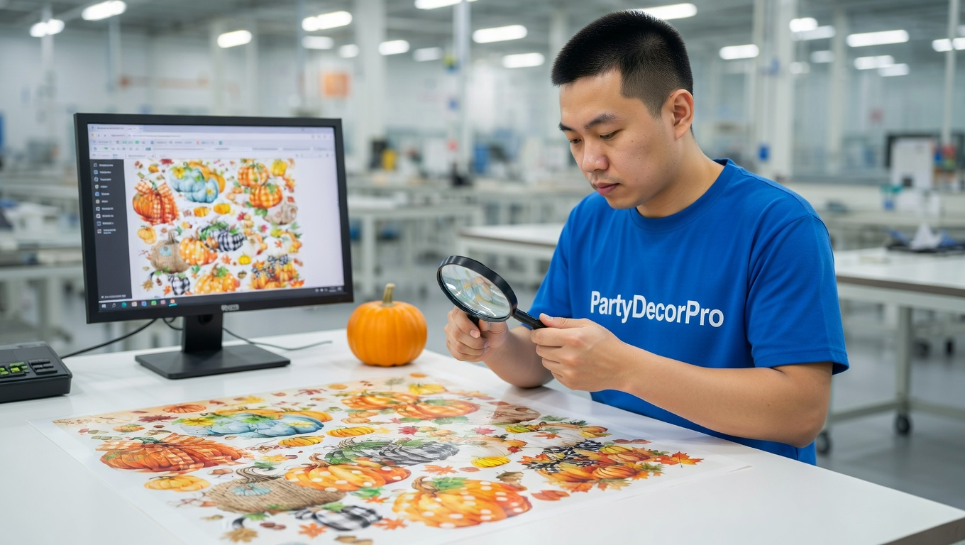 thanksgiving window clings Manufacturing Process