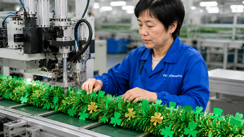 tinsel decoration Manufacturing Process 