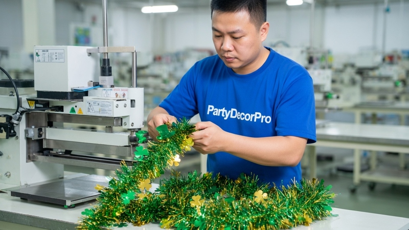 tinsel decoration Manufacturing Process 