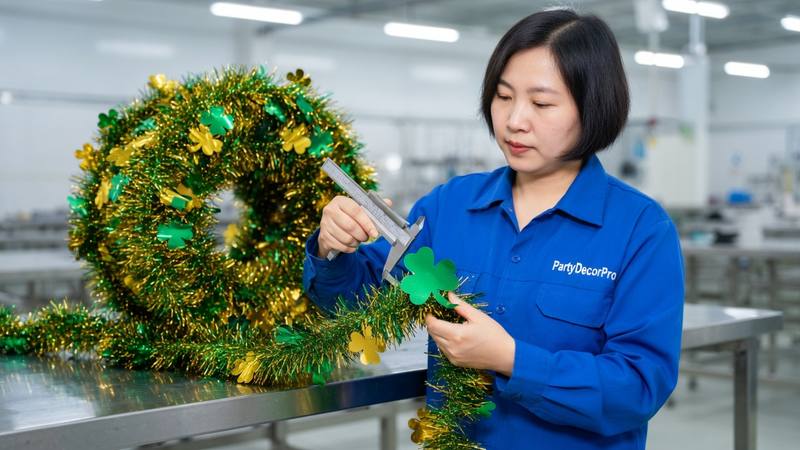 tinsel decoration Manufacturing Process 