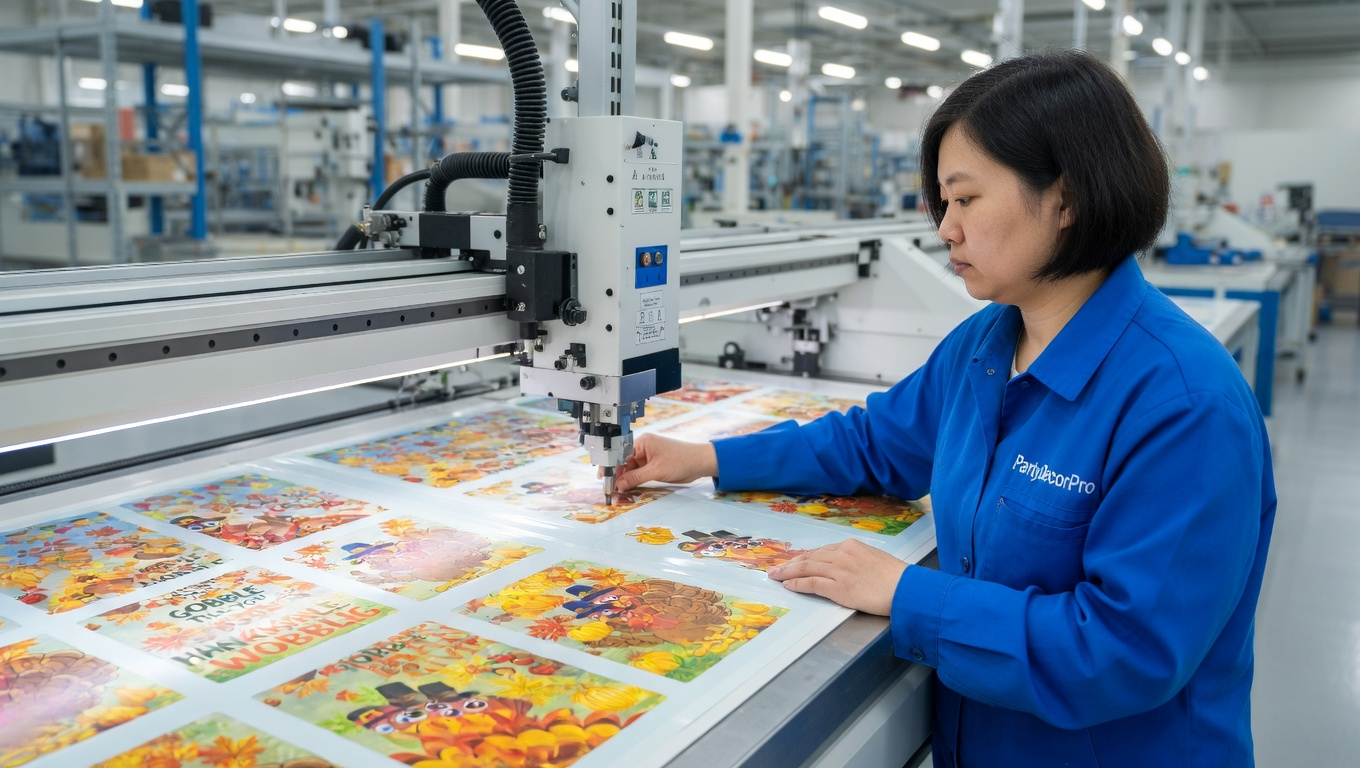 turkey window clings Manufacturing Process 
