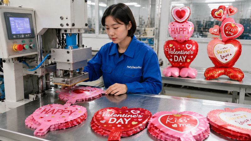 valentines day balloon Manufacturing Process 