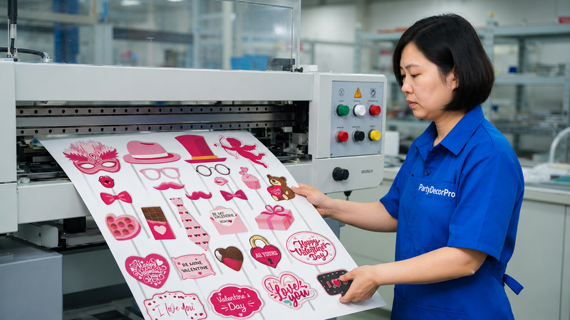 valentines day photo booth props Manufacturing Process 