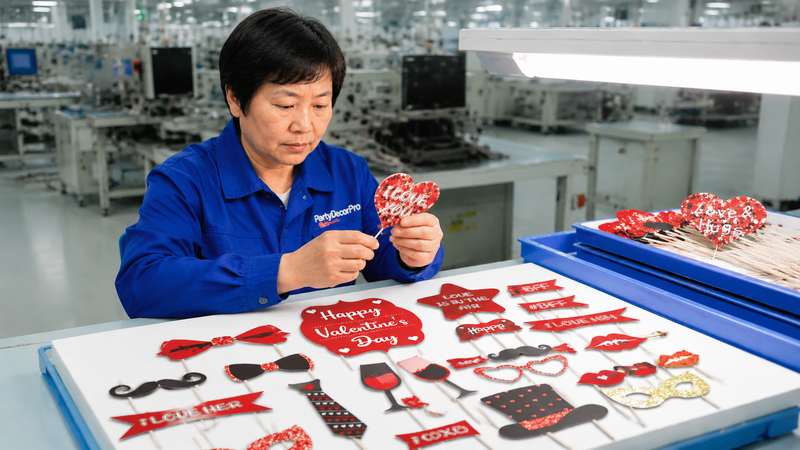 valentines day photo props Manufacturing Process 