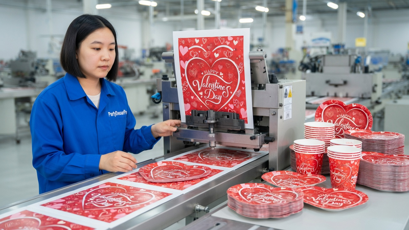 valentines tableware Manufacturing Process 