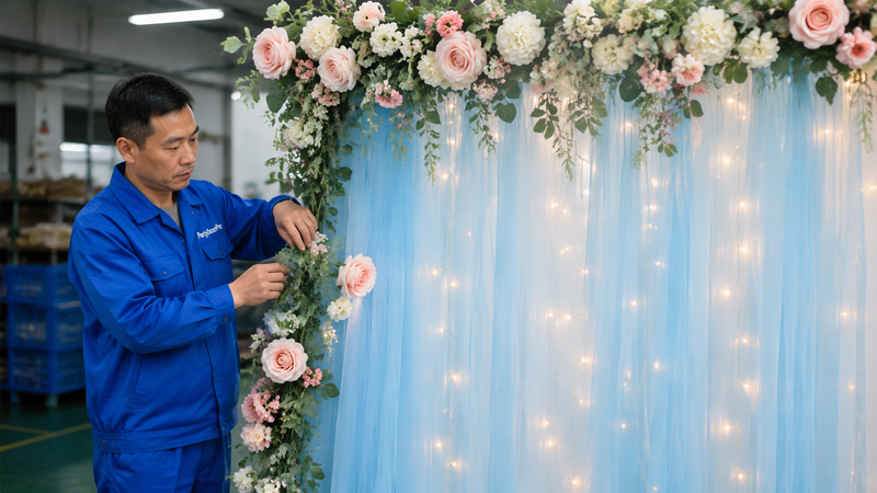 wedding backdrop Manufacturing Process