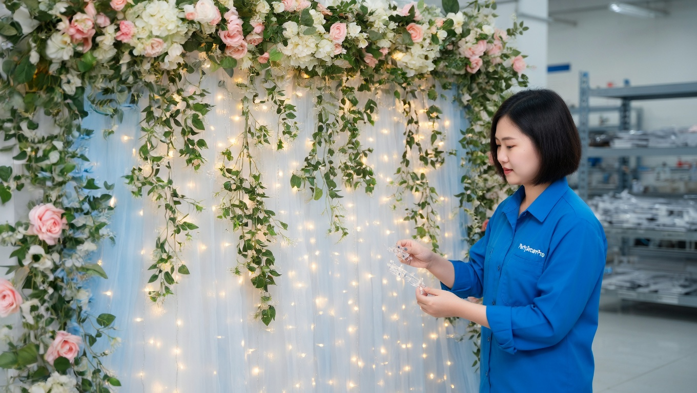 wedding backdrop Manufacturing Process