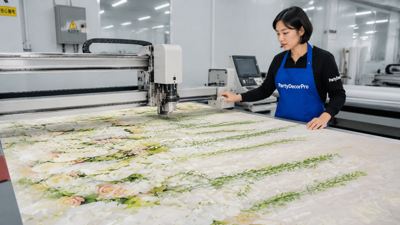 wedding backdrops Manufacturing Process 