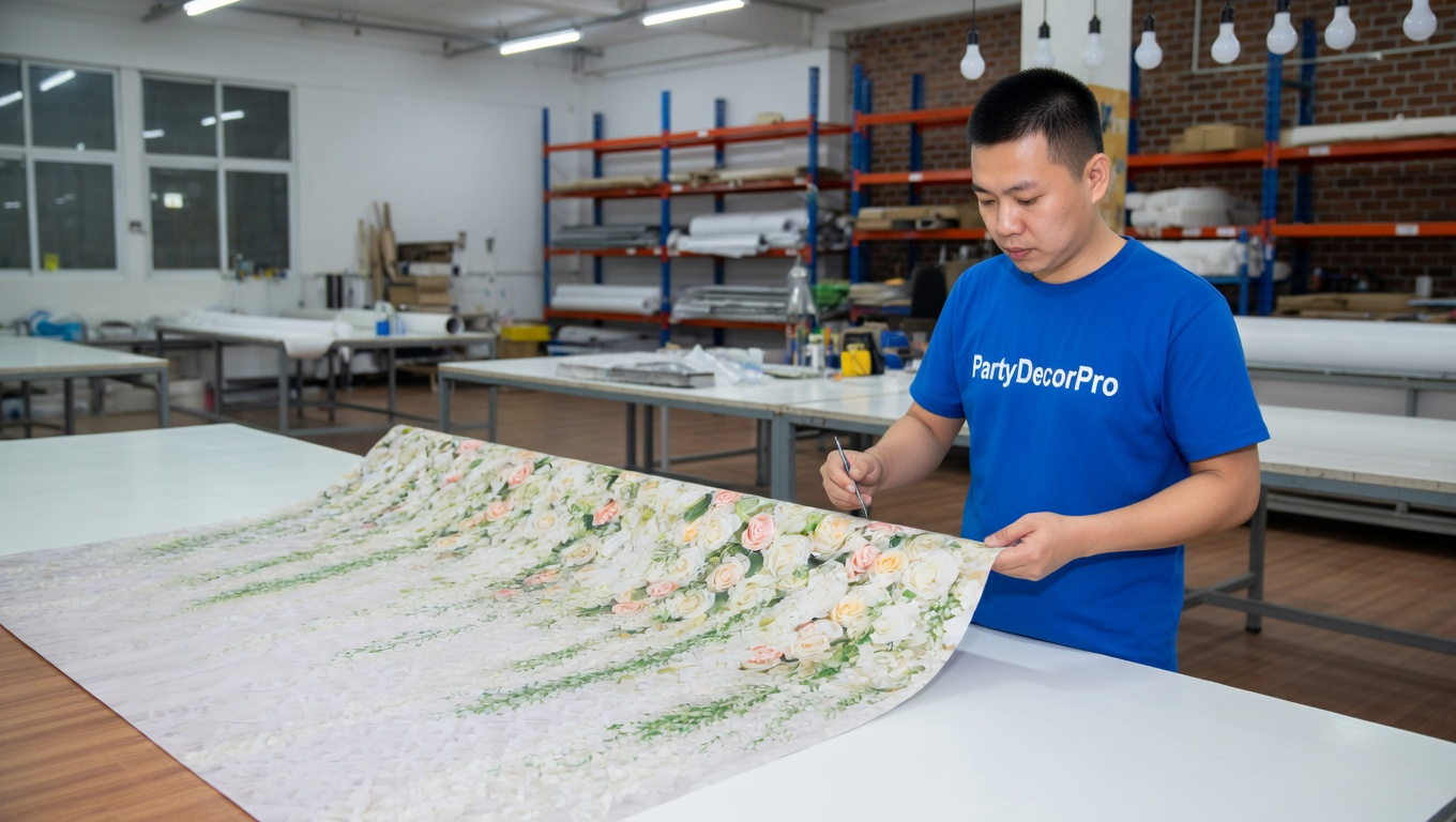 wedding backdrops Manufacturing Process 
